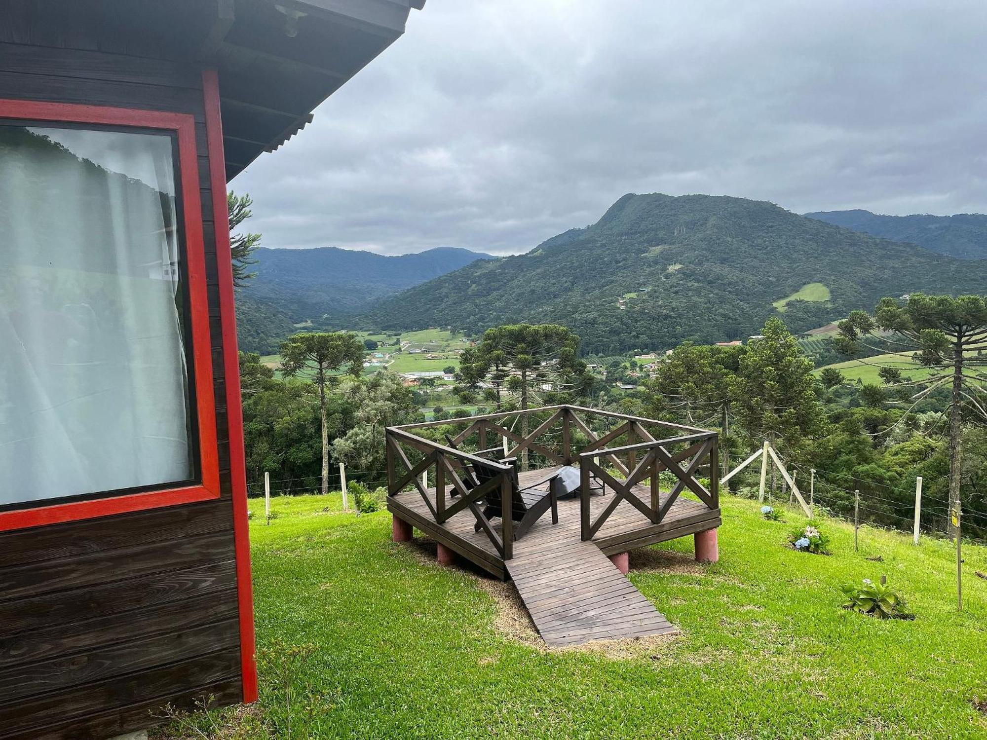 Chales Solar Da Montanha Urubici - Com Hidromassagem Exterior foto
